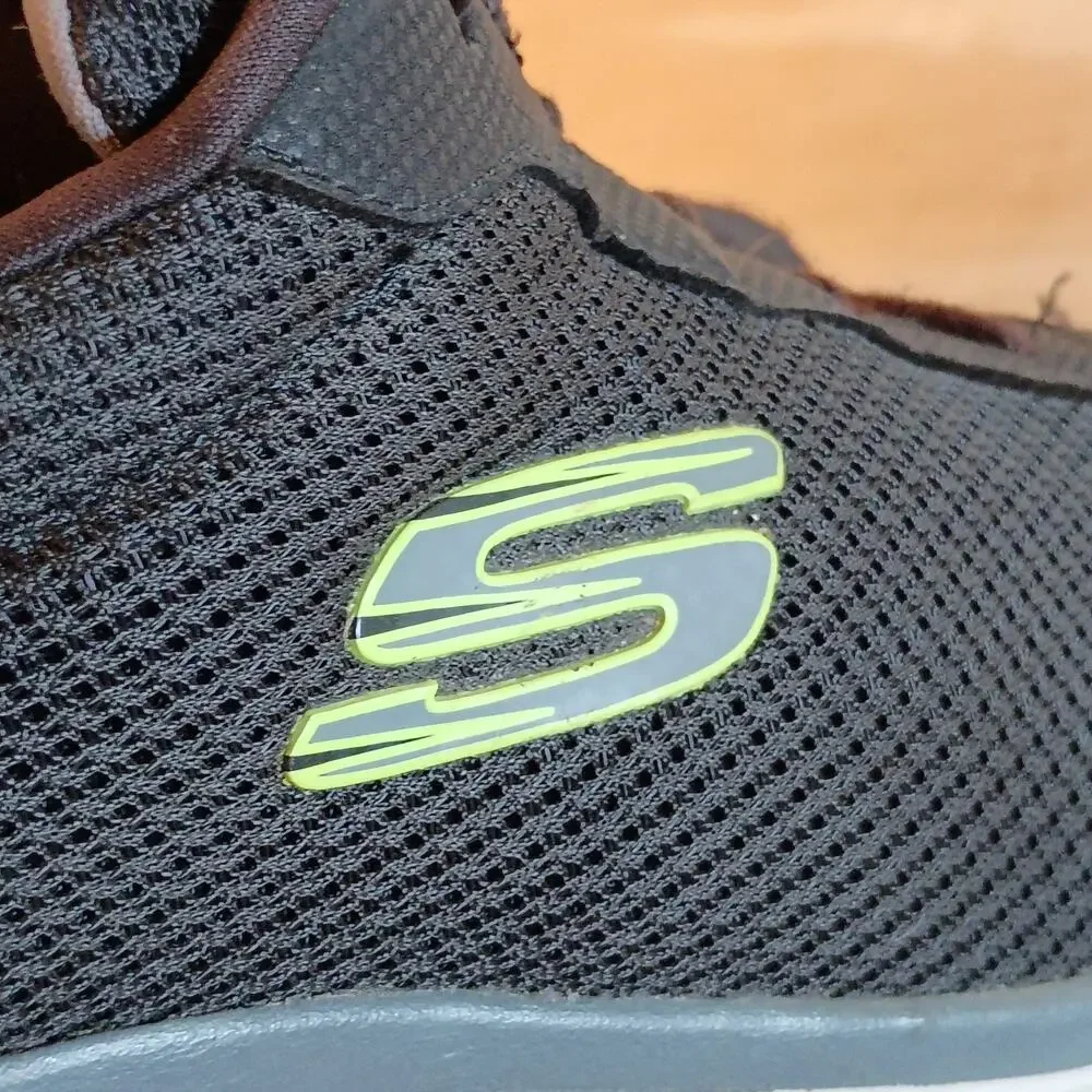 Skechers Flex-Lite Men's Size 12 Black Mesh Athletic Sneakers Shoes SN 16829